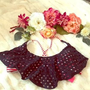 Super cute American flag bikini top